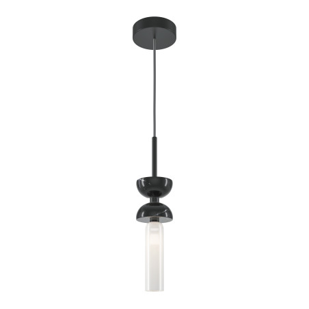Lampa wisząca szklana czarna MOD178PL-01B z serii Kyoto - Lampy Maytoni