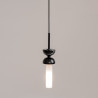 Lampa wisząca szklana czarna MOD178PL-01B z serii Kyoto - Lampy Maytoni