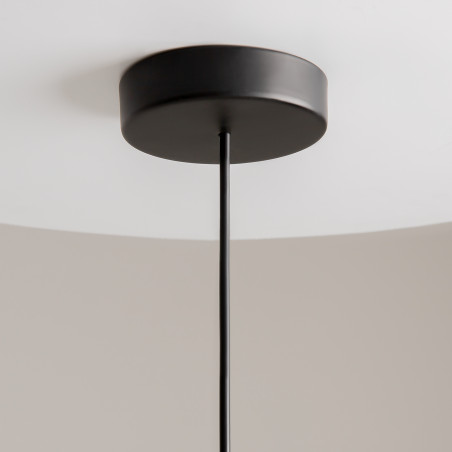 Lampa wisząca szklana czarna MOD178PL-01B z serii Kyoto - Lampy Maytoni