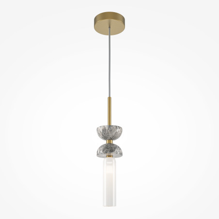 Lampa wisząca szklana złota MOD178PL-01GR z serii Kyoto - Lampy Maytoni