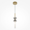 Lampa wisząca szklana złota MOD178PL-01GR z serii Kyoto - Lampy Maytoni