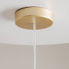 Lampa wisząca szklana złota MOD178PL-01GR z serii Kyoto - Lampy Maytoni