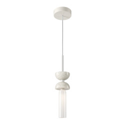 Lampa wisząca szklana biała MOD178PL-01W z serii Kyoto - Lampy Maytoni