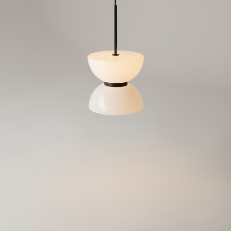 Lampa wisząca szklana czarna MOD178PL-L11B3K z serii Kyoto - Lampy Maytoni