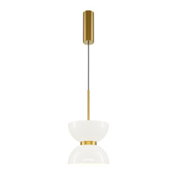 Lampa wisząca szklana złota MOD178PL-L11G3K z serii Kyoto - Lampy Maytoni
