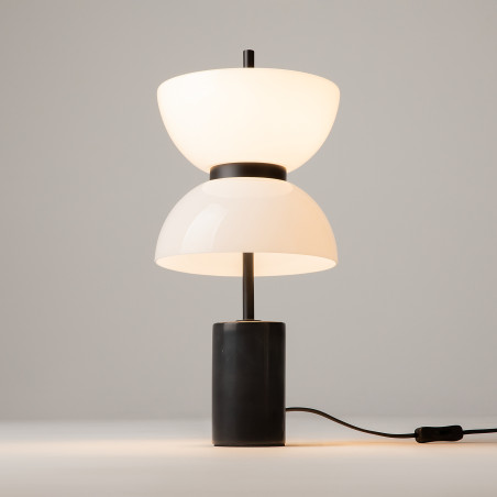 Lampa stołowa szklana czarna MOD178TL-L11B3K z serii Kyoto - Lampy Maytoni