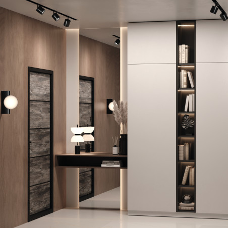 Lampa stołowa szklana czarna MOD178TL-L11B3K z serii Kyoto - Lampy Maytoni