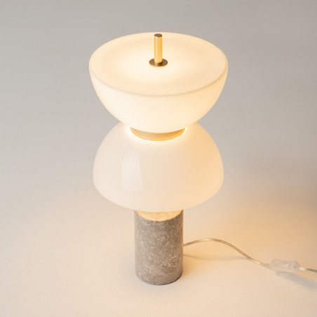 Lampa stołowa szklana złota MOD178TL-L11GR3K z serii Kyoto - Lampy Maytoni