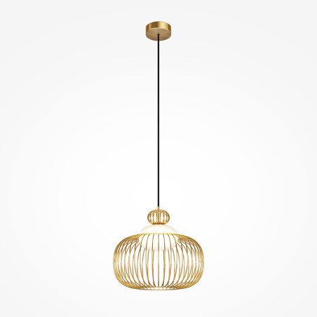 Lampa wisząca szklana mosiężna MOD376PL-01G z serii Levitation - Lampy Maytoni