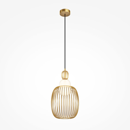 Lampa wisząca szklana mosiężna MOD376PL-01G1 z serii Levitation - Lampy Maytoni
