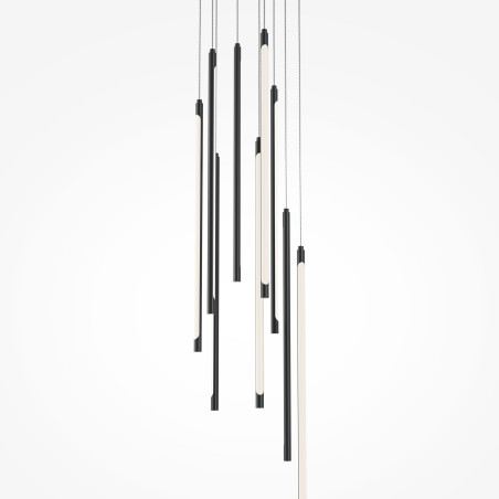 Lampa wisząca akrylowa czarna MOD236PL-L54B3K z serii Light stick - Lampy Maytoni