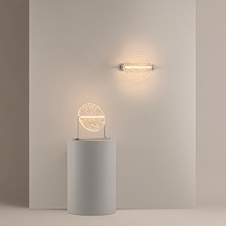 Lampa stołowa akrylowa chromowana MOD387TL-L8CH3K z serii Mangata - Lampy Maytoni