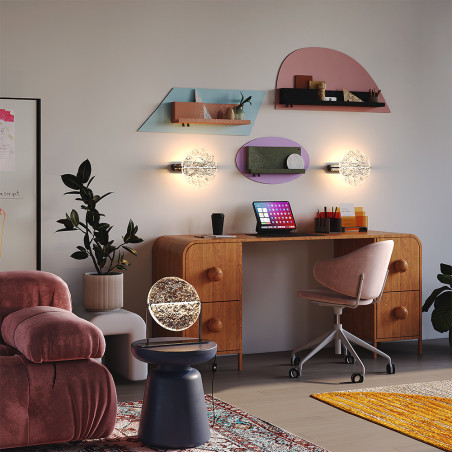 Lampa stołowa akrylowa chromowana MOD387TL-L8CH3K z serii Mangata - Lampy Maytoni