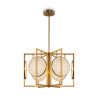 Lampa wisząca alabastrowa mosiężna 6-punktowa MOD099PL-06G z serii Marmo - Lampy Maytoni
