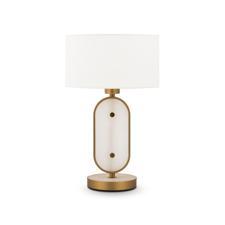 Lampa stołowa tekstylna mosiężna MOD099TL-01G z serii Marmo - Lampy Maytoni