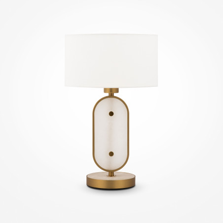 Lampa stołowa tekstylna mosiężna MOD099TL-01G z serii Marmo - Lampy Maytoni