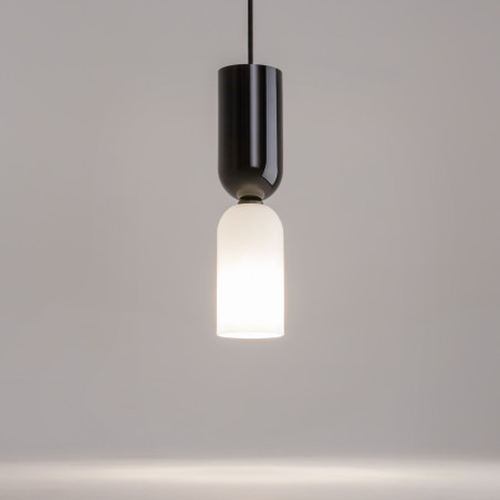 Lampa wisząca szklana czarna MOD177PL-01B z serii Memory - Lampy Maytoni