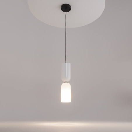 Lampa wisząca szklana czarna MOD177PL-01W z serii Memory - Lampy Maytoni