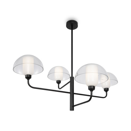 Lampa wisząca szklana czarna 4-punktowa MOD177PL-04B z serii Memory - Lampy Maytoni