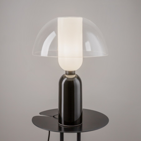 Lampa stołowa szklana czarna MOD177TL-01B z serii Memory - Lampy Maytoni