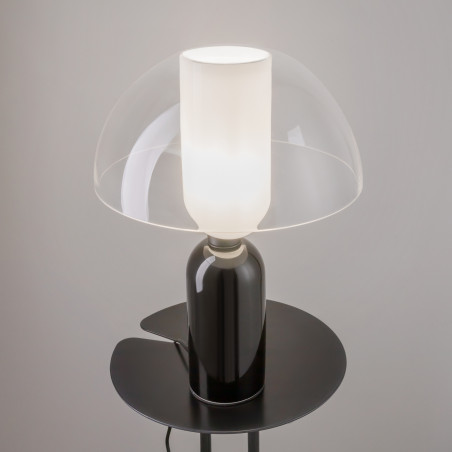 Lampa stołowa szklana czarna MOD177TL-01B z serii Memory - Lampy Maytoni