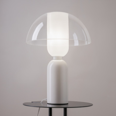 Lampa stołowa szklana biała MOD177TL-01W z serii Memory - Lampy Maytoni