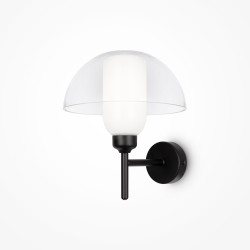 Kinkiet szklany czarny MOD177WL-01B z serii Memory - Lampy Maytoni