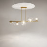 Lampa wisząca szklana mosiężna 5-punktowa MOD207PL-05BS z serii Miracle - Lampy Maytoni