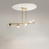 Lampa wisząca szklana mosiężna 5-punktowa MOD207PL-05BS z serii Miracle - Lampy Maytoni