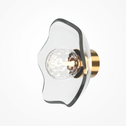 Kinkiet szklany mosiężny MOD207WL-01BS z serii Miracle - Lampy Maytoni