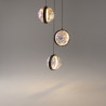 Lampa wisząca szklana czarna MOD379PL-L17B2.7K z serii Misterio - Lampy Maytoni