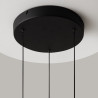 Lampa wisząca szklana czarna MOD379PL-L17B2.7K z serii Misterio - Lampy Maytoni
