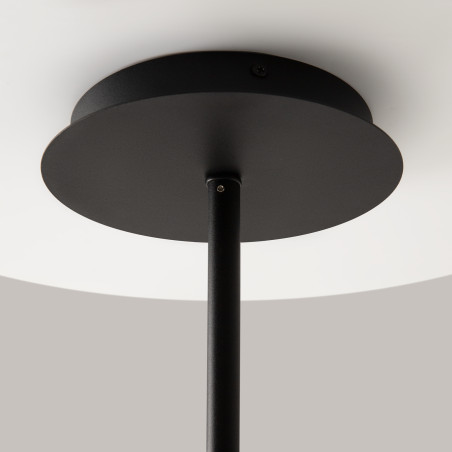 Lampa wisząca metalowa czarna 8-punktowa MOD126PL-08B z serii Mollis - Lampy Maytoni