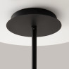 Lampa wisząca metalowa czarna 8-punktowa MOD126PL-08B z serii Mollis - Lampy Maytoni