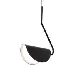 Lampa wisząca metalowa czarna MOD126PL-01B z serii Mollis - Lampy Maytoni