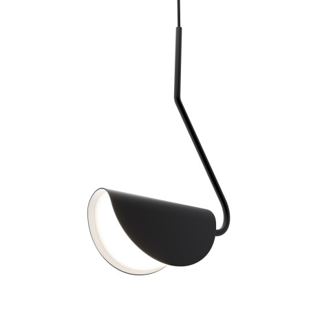 Lampa wisząca metalowa czarna MOD126PL-01B z serii Mollis - Lampy Maytoni