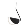 Lampa wisząca metalowa czarna MOD126PL-01B z serii Mollis - Lampy Maytoni