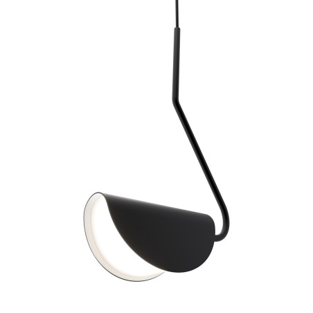 Lampa wisząca metalowa czarna MOD126PL-01B z serii Mollis - Lampy Maytoni