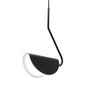Lampa wisząca metalowa czarna MOD126PL-01B z serii Mollis - Lampy Maytoni