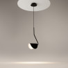 Lampa wisząca metalowa czarna MOD126PL-01B z serii Mollis - Lampy Maytoni