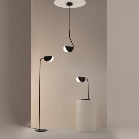 Lampa wisząca metalowa czarna MOD126PL-01B z serii Mollis - Lampy Maytoni