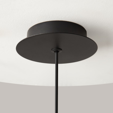 Lampa wisząca metalowa czarna MOD126PL-01B z serii Mollis - Lampy Maytoni