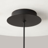 Lampa wisząca metalowa czarna MOD126PL-01B z serii Mollis - Lampy Maytoni