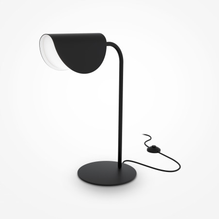 Lampa stołowa metalowa czarna MOD126TL-01B z serii Mollis - Lampy Maytoni