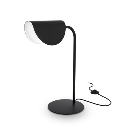 Lampa stołowa metalowa czarna MOD126TL-01B z serii Mollis - Lampy Maytoni