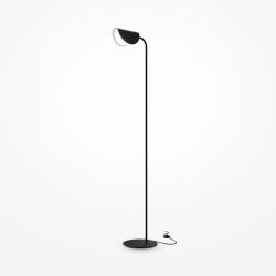 Lampa podłogowa metalowa czarna MOD126FL-01B z serii Mollis - Lampy Maytoni