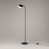Lampa podłogowa metalowa czarna MOD126FL-01B z serii Mollis - Lampy Maytoni