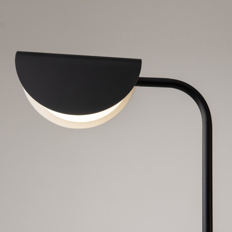 Lampa podłogowa metalowa czarna MOD126FL-01B z serii Mollis - Lampy Maytoni