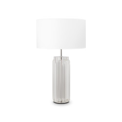 Lampa stołowa bawełniana chromowana MOD304TL-01CH z serii Muse - Lampy Maytoni