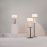 Lampa stołowa bawełniana chromowana MOD304TL-01CH z serii Muse - Lampy Maytoni